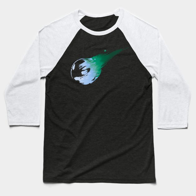Meteor painting Baseball T-Shirt by DrMonekers